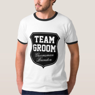 Team Groom Shirts für Hochzeitsfeier