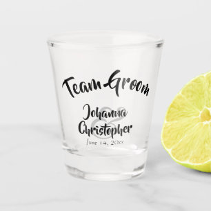 Team Groom Shotglass-Gastgeschenk Hochzeit Schnapsglas