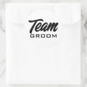 Team Groom-Sonderaufkleber Runder Aufkleber (Tasche)