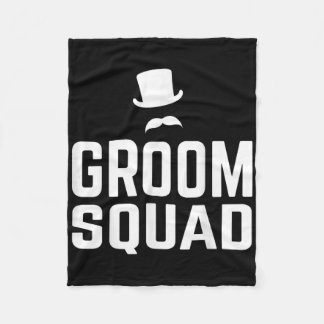 Team Groom Squad Wedding Bachelor Party Geschenk M Fleecedecke