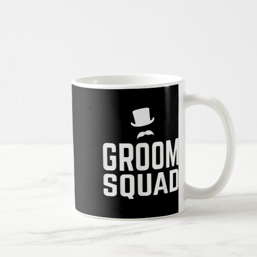 Team Groom Squad Wedding Bachelor Party Geschenk M Kaffeetasse (Rechts)