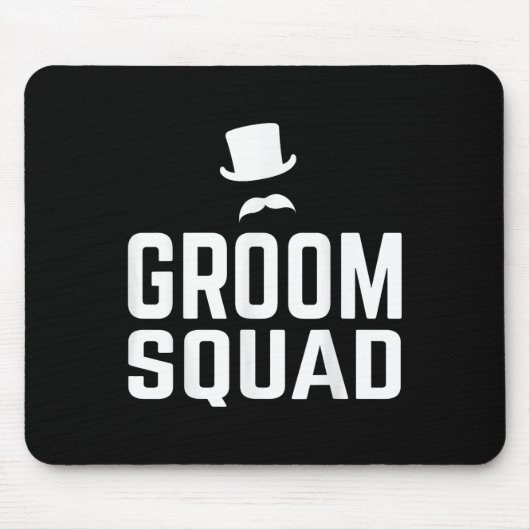 Team Groom Squad Wedding Bachelor Party Geschenk M Mousepad (Vorne)