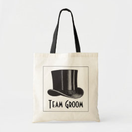Team Groom Steampunk Top Hat Tragetasche