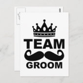 Team Groom T - Shirt M.png Postkarte (Vorne/Hinten)