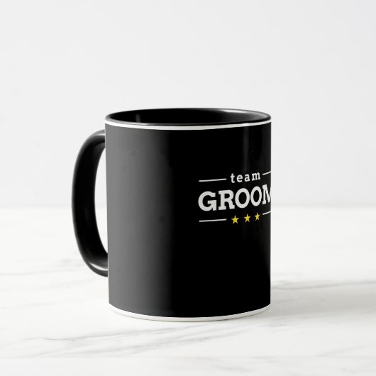 Team Groom Tasse (Vorderseite Links)