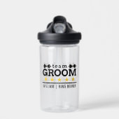Team Groom | TRAUZEUGE | Bachelor | SCHWARZ-WEISS Trinkflasche