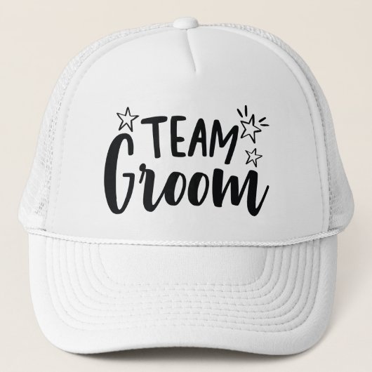 Team Groom Truckerkappe (Vorderseite)