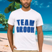 TEAM GROOM Varées Blue Trauzeugen T-Shirt
