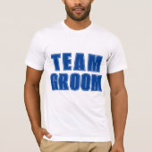 TEAM GROOM Varées Blue Trauzeugen T-Shirt (Vorderseite)