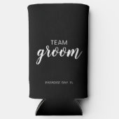 Team Groom Wedding Bachelor Party Selters Dosenkühler (Vorderseite)