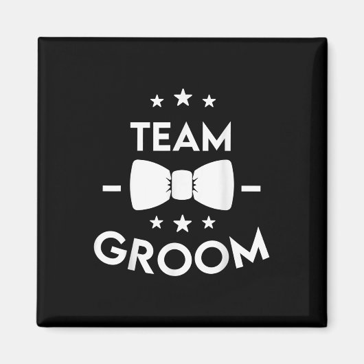 Team Groom Wedding Party-Geschenk Magnet (Vorne)