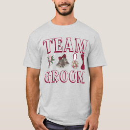 TEAM GROOM Wedding Trauzeugen Brautparty T-Shirt