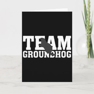 Team Groundhog Lustiger Groundhog Day Tank Top  Karte
