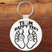 Team Happy Feet Schlüsselanhänger (Vorderseite)