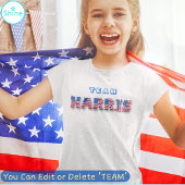 TEAM HARRIS Kamala Harris Niedlich Flag Balloon Le T-Shirt