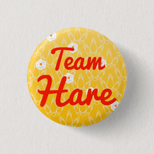 Team-Hasen Button (Vorderseite)