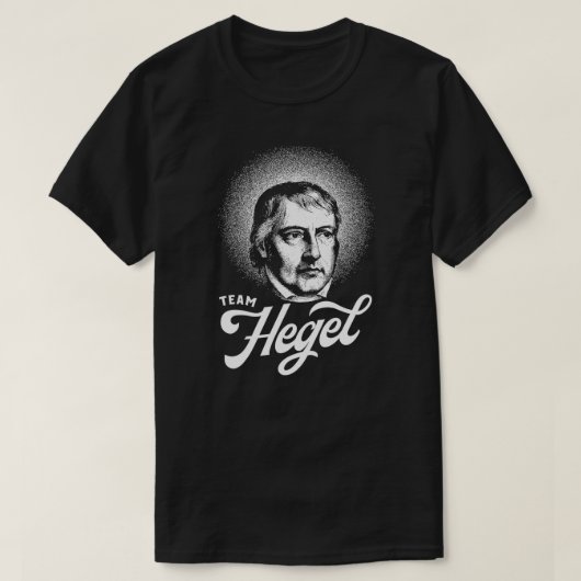 Team Hegel Philosophie Retro Design T-Shirt (Design vorne)
