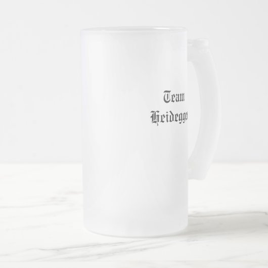 Team Heidegger Mattglas Bierglas (VorderseiteRechts)