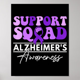 Team Heimers Bewusstseinsmonat Lila Band Poster
