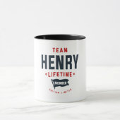 Team Henry Lifetime Mitglied Funny Name Henry Tasse (Zentrum)