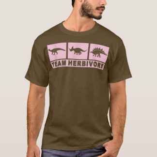 Team Herbivore Dinosaurier Vegan Vegetarische Pfla T-Shirt