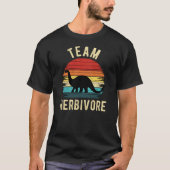 Team Herbivore Retro vegan T-Shirt (Vorderseite)
