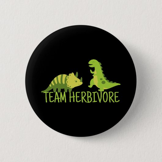 Team Herbivore Vegan Button (Vorderseite)