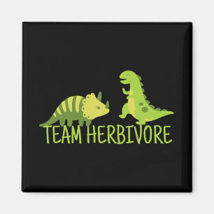 Team Herbivore Vegan Magnet
