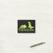 Team Herbivore Vegan Post-it Klebezettel (Auf Schreibtisch)