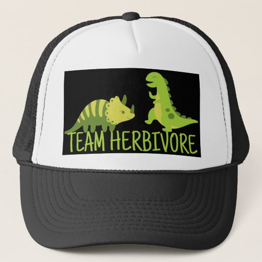 Team Herbivore Vegan Truckerkappe (Vorderseite)