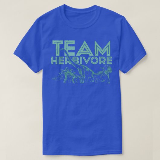 Team Herbivore Vegan Vegetarier T-Shirt (Design vorne)