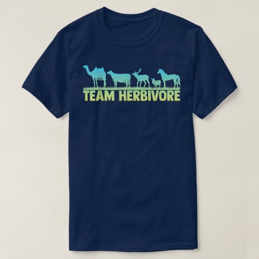 Team Herbivore Vegetarian T-Shirt (Design vorne)