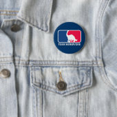 Team Herbivore Vegetarian Vegan Button (Beispiel)