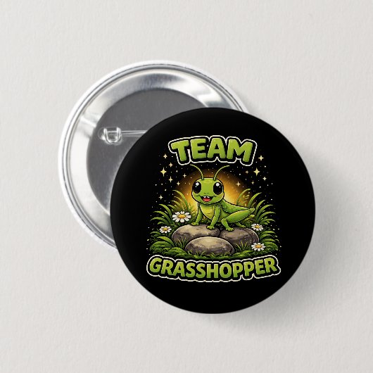 Team Heuschrecke Button (Vorne & Hinten)