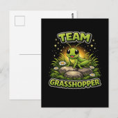 Team Heuschrecke Postkarte (Vorne/Hinten)