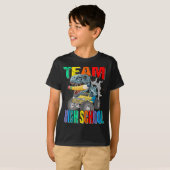 Team High School Monster Truck Dinosaurier Boys T-Shirt (Vorne ganz)