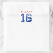 Team Hillary 2016 Quadratischer Aufkleber (Tasche)