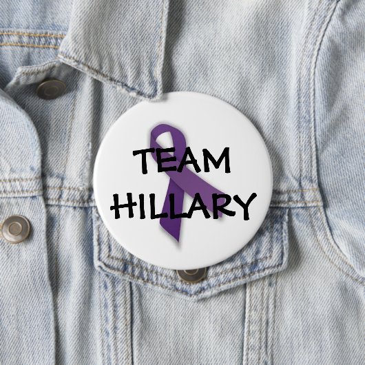 Team Hillary Button (Beispiel)