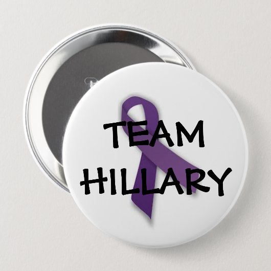 Team Hillary Button (Vorne & Hinten)