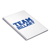 TEAM HILLARY CLINTON BLUE.png Notizblock (Rechte Seite)