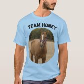 Team Honey Anpassbarer T - Shirt (Vorderseite)