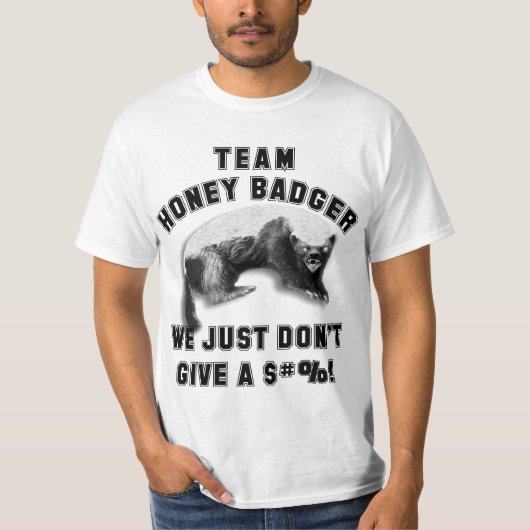 Team-Honig-Dachs T-Shirt (Vorderseite)