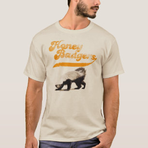 Team-Honig-Dachs Vintag T-Shirt