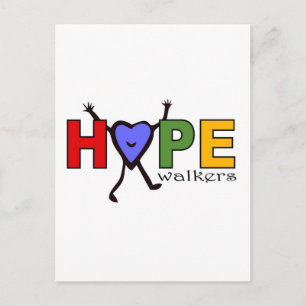 Team Hope Walkers for Walk Your A.S Off Postkarte