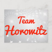 Team Horowitz Postkarte (Vorderseite)