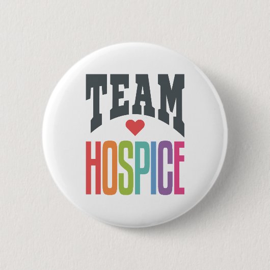 Team Hospice Squad Krankenpflege Button (Vorderseite)