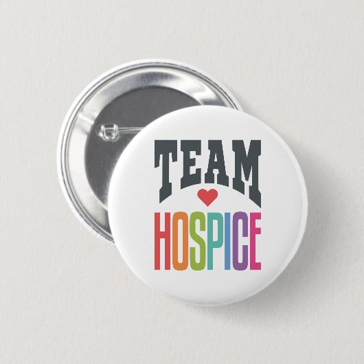 Team Hospice Squad Krankenpflege Button (Vorne & Hinten)