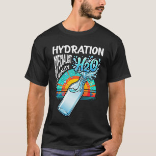 Team-Hydrationsspezialist H2O Wasserflasche Suppor T-Shirt