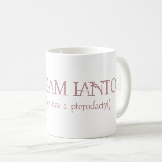 Team Ianto- Pterodactyl-Tasse Kaffeetasse (VorderseiteRechts)