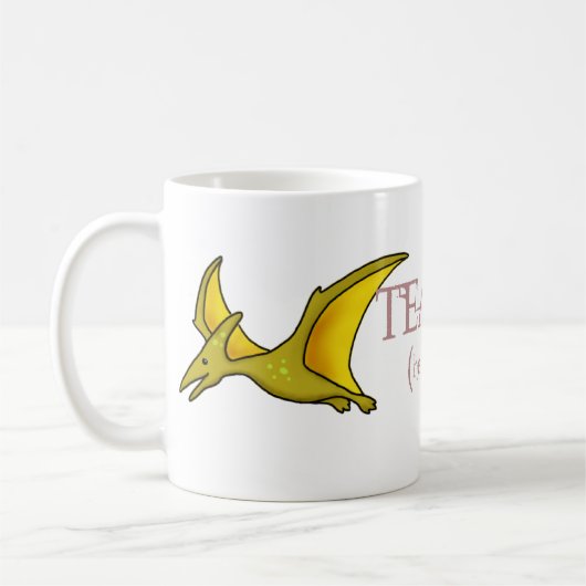 Team Ianto- Pterodactyl-Tasse Kaffeetasse (Links)